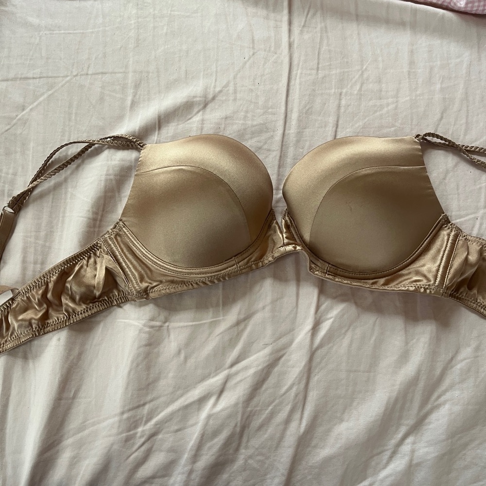 Elegant Gold Women's Bra